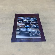 1983 Chrysler Plymouth Sales Brochure Catalog Pamphlet 1983 Chrysler Plymouth Sales Brochure Catalog Pamphlet