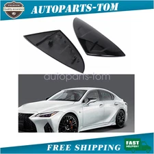 M STYLE GLOSS BLACK REPLACEMENT MIRROR COVER CAPS FIT 17-23 LEXUS IS ES RC LS UX