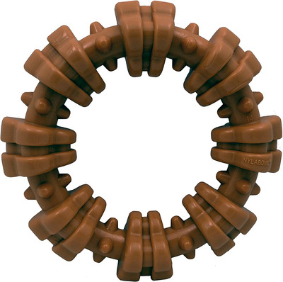 Power Chew Textured Dog Chew Ring Toy, Dog Toys for Aggressive Chewers, Flavor