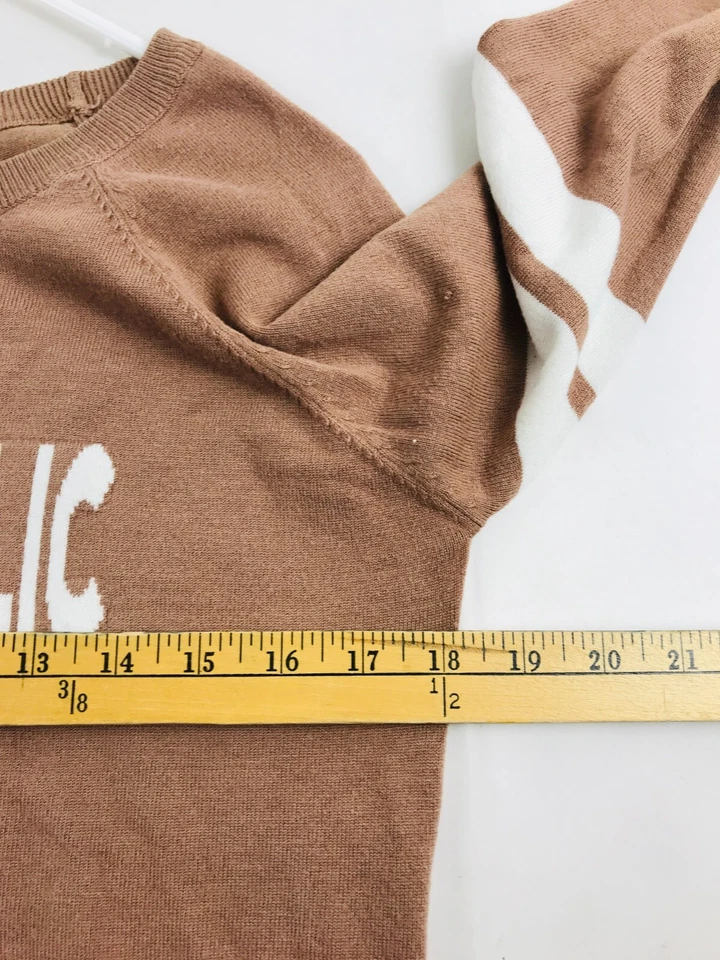 Suéter Rue21, Feminino Tamanho Médio, Marrom Branco, COFFEEHOLIC - Imagem 2 de 4