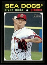 2020 Topps Heritage Minor League #142 Bryan Mata card