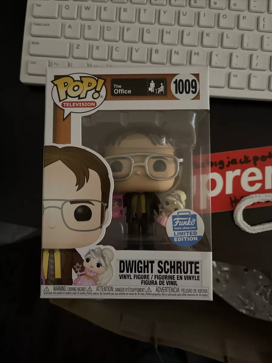 Dwight Schrute with Princess Unicorn Doll #1009 Funko Shop Exclusive Pop