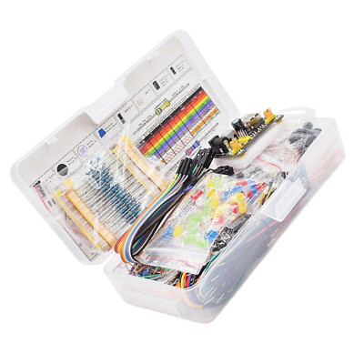 830Pcs DIY Electronic Starter Kit for Arduino UNO R3 with Breadboard Component