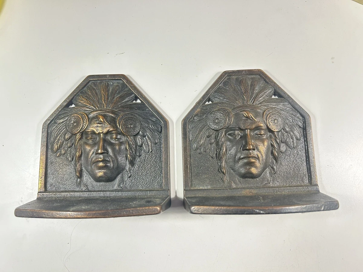 Antique Indian Bookends In Antique Metalware for sale | eBay
