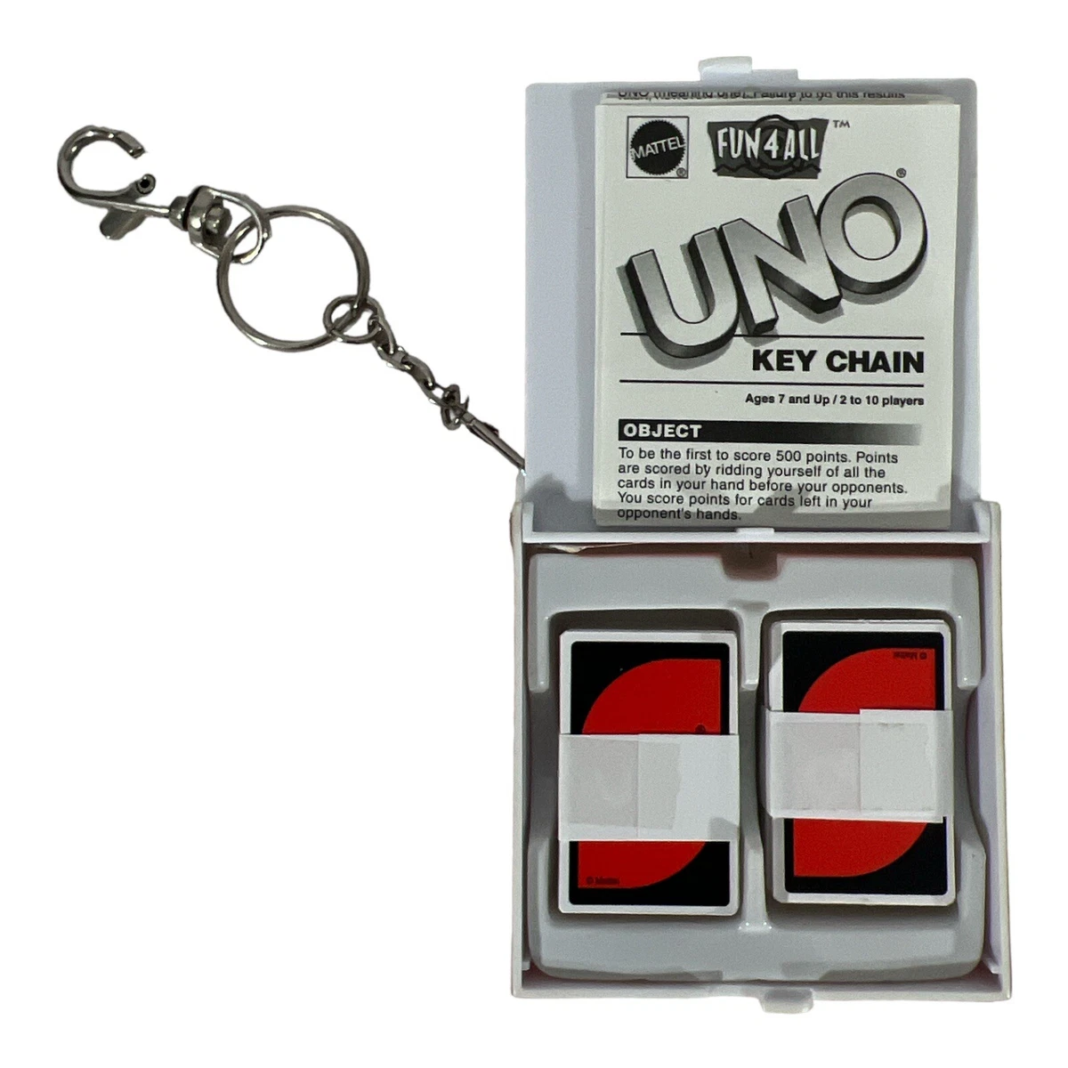 Mini uno cards best sale keychain
