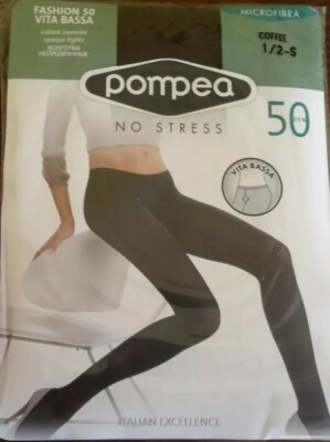 20 Collant donna Pompea 50 denari colore Caffè misura1/2