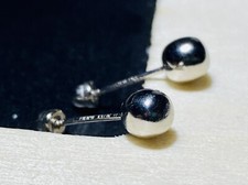 Solid 14k White Gold studs earring basket CLARITY Cut round Ball brilliant 5mm