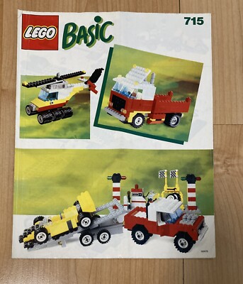 Lego Vintage 715 Basic Bauset nur Anleitung KEINE TEILE