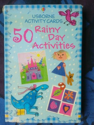 Usborne Activity Cards 50 Rainy Days Activities (50 cards in English)