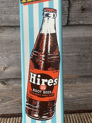 Vintage Hires Root Beer Advertising Sign Door Push | eBay