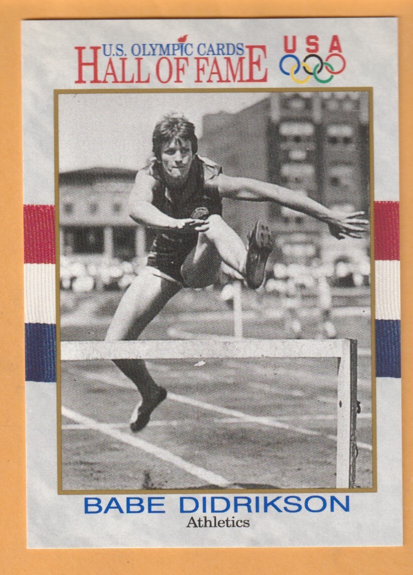 Babe Didrikson 1991 Impel U.S. Olympic Hall of Fame #6 Beaumont Texas