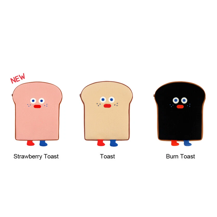 10" 11" Romane Brunch Brother Toast Tablet ipad Pouch Bag Case Korea Stationery - Image 3 of 4