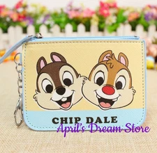 Chip ‘n Dale Smile ID Cardholder Coin Purse Keychain Wallet