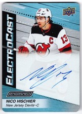 2023-24 Upper Deck Engrained ElectroCast Autographs NICO HISCHIER #EC-36 UD Auto