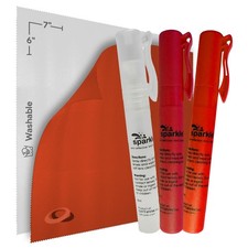 Sparkle Anti-Reflective Safe Pen Lens Cleaner Spray kit - 3 0.3oz Glasses C...