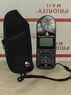 Nielsen Kellerman Kestrel 4000 Portable LCD Weather Meter Temp Wind Speed Works