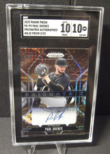 2025 PANINI PRIZM PRIZMATRIX AUTOGRAPHS PAUL SKENES MOJO PRIZM /25 SGC 10/10