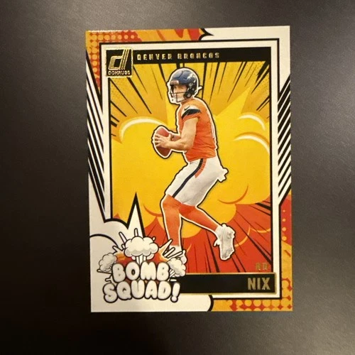 2024 Panini Donruss - Bomb Squad Bo Nix #27 (RC)
