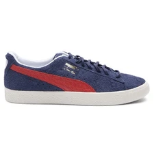 PUMA Clyde Soho London Edition Lace Up  Mens Blue Sneakers Casual Shoes 39008701