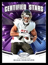2025 Panini Certified - Certified Stars Bijan Robinson #CST-BRN Atlanta Falcons