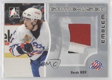 2005 ITG Heroes and Prospects Game-Used Emblem Silver /30 Derek Roy #GUE-13 h3a