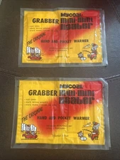 Vintage RARE 1994 Grabber Mini•Mini THE ORIGINAL Heater Hand Warmer, Set 2 Pkgs