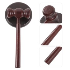 Courtroom Judge Gavel Wooden Hammer Auction Sale Lawyer Plaything Toy Set New