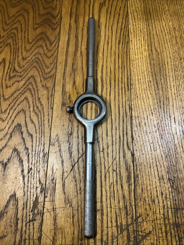 No. 1853 GTD GREENFIELD TAP & DIE 1-1/2” I.D. ROUND DIE STOCK HANDLE WRENCH USA