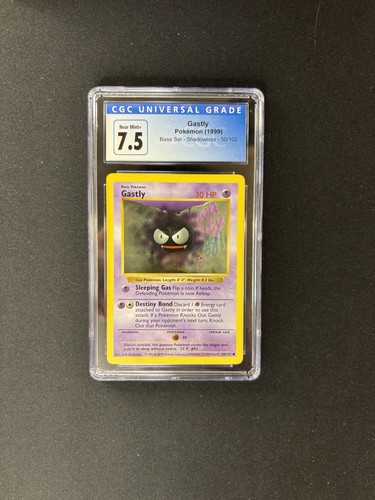 Gastly (Shadowless) graded CGC 7.5 for sale on eBay