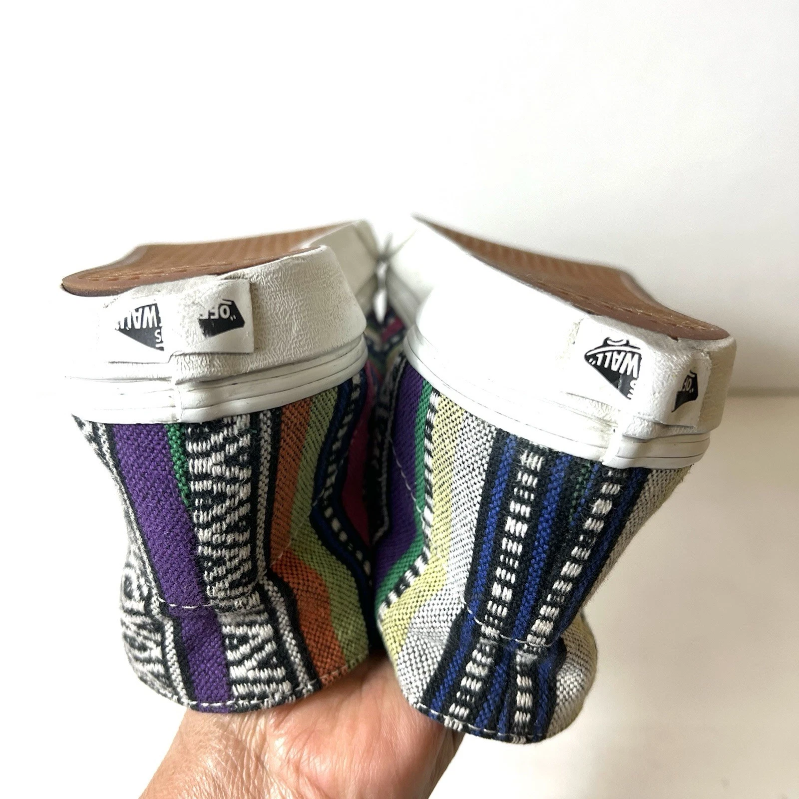 Vans Off The Wall Aztec Textile Ankle Boot Sneaker Shoes Women’s Size 7 Mens 5.5