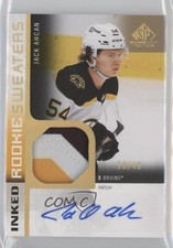 2021 SP Game Used Rookie Sweaters Inked 16/49 Jack Ahcan #RS-JA Patch Auto g8v