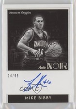 2018-19 Panini Noir Black and White 14/99 Mike Bibby #NBW-MBB Auto 18mh