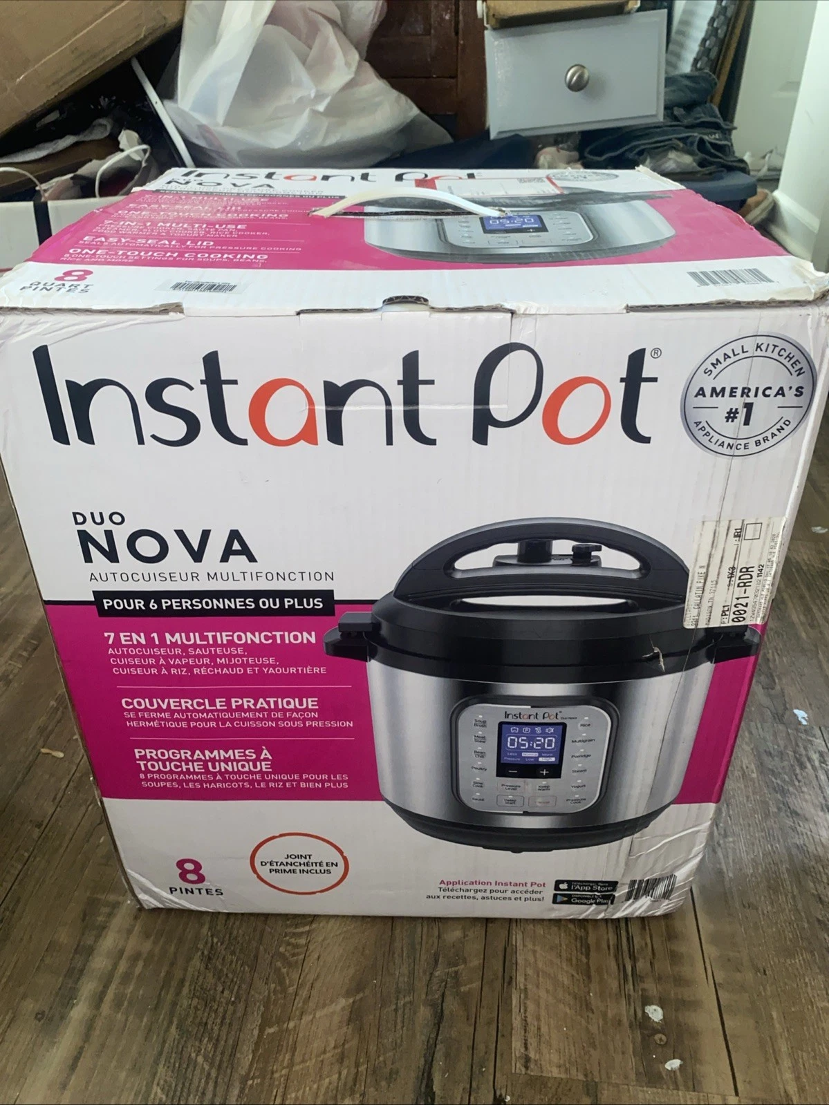 Instant Pot Duo 7-in-1 8 Quart Multi Use Pressure Cooker - Stainless/Black NEW