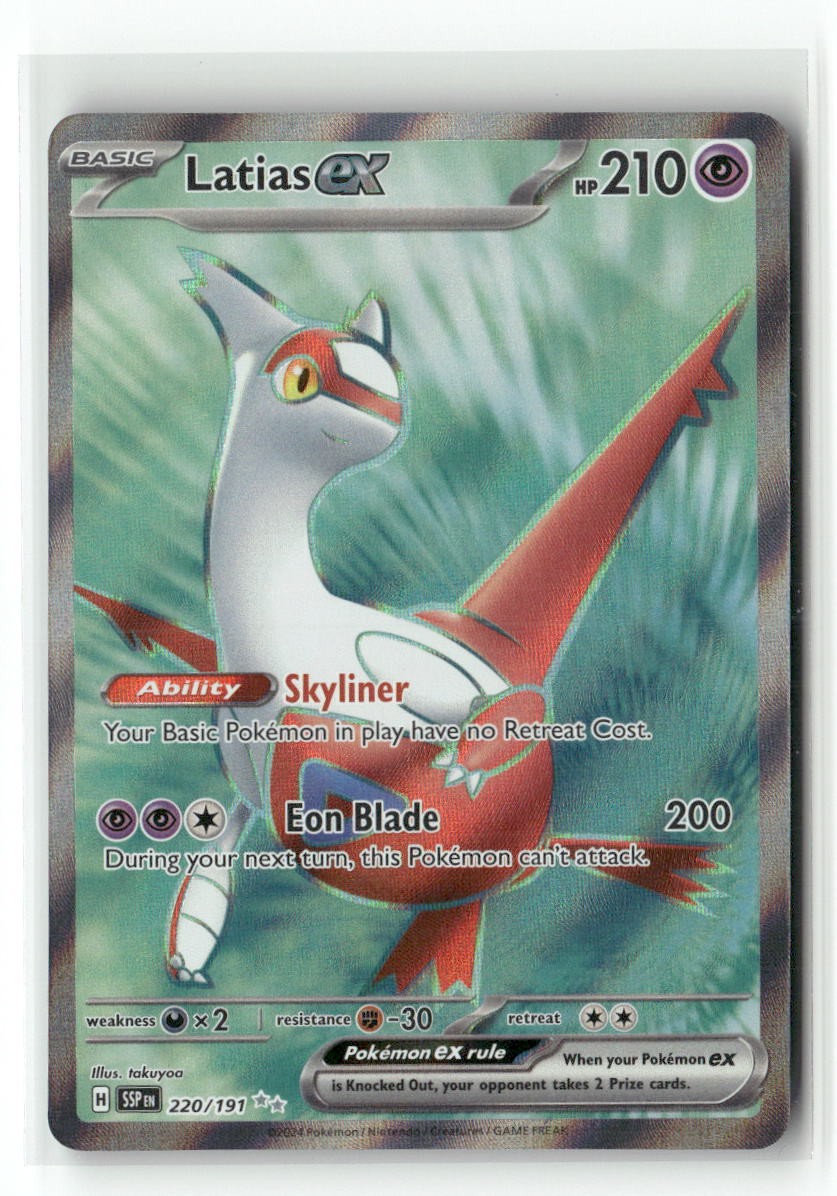 Latias ex 220/191 Ultra Rare Surging Sparks Pokemon Holo Near Mint | eBay Latias ex 220/191 Ultra Rare Surging Sparks Pokemon Holo Near Mint | eBay