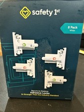 Safety 1st Secure-to-Explore Adhesive Cabinet Locks 8 Locks White