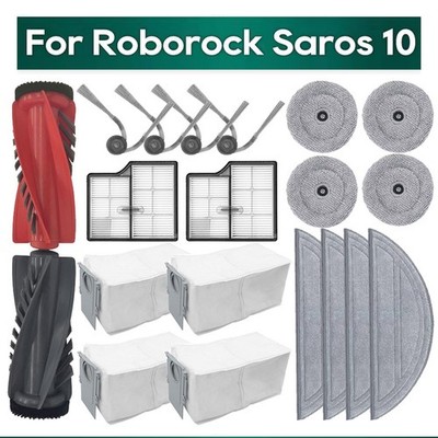For Roborock Saros 10 Vacuum Cleaner Main Brush ,Filter Mop,Dust Bag Repalcement