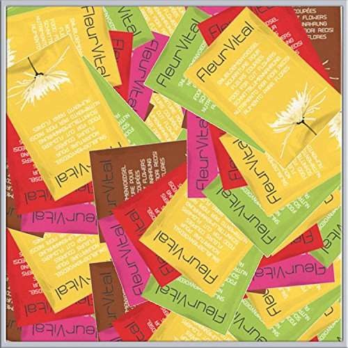 Sachets of fleur vital plant food for cut flowers  Assorted sizes