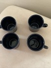 Fiestaware Cobalt Blue Coffee Mug Ring Handle Homer Laughlin, Retired Set of 4 — photo 8