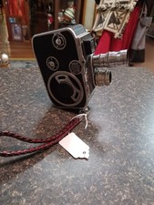 Bolex 8 Movie Camera Paillard Double Lens Film Inside Wrist Strap Untested