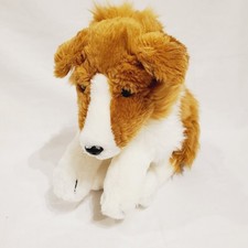 Vintage Animal Alley Toys"R"Us Collie Dog Puppy Plush Stuffed Animal