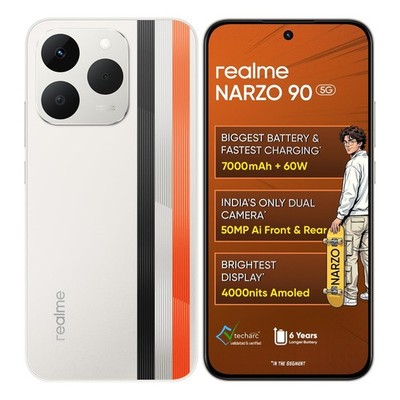realme narzo 90 5G Factory Unlocked 8GB RAM-7000mAh Biggest Battery-AI Cameras