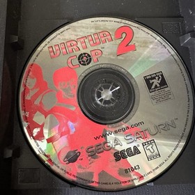 Virtua Cop 2 Sega Saturn MINT condition COMPLETE In Box Tested