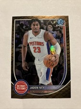 2025-26 Bowman Chrome Reptilian Refractor Jaden Ivey #BCV-159 Pistons