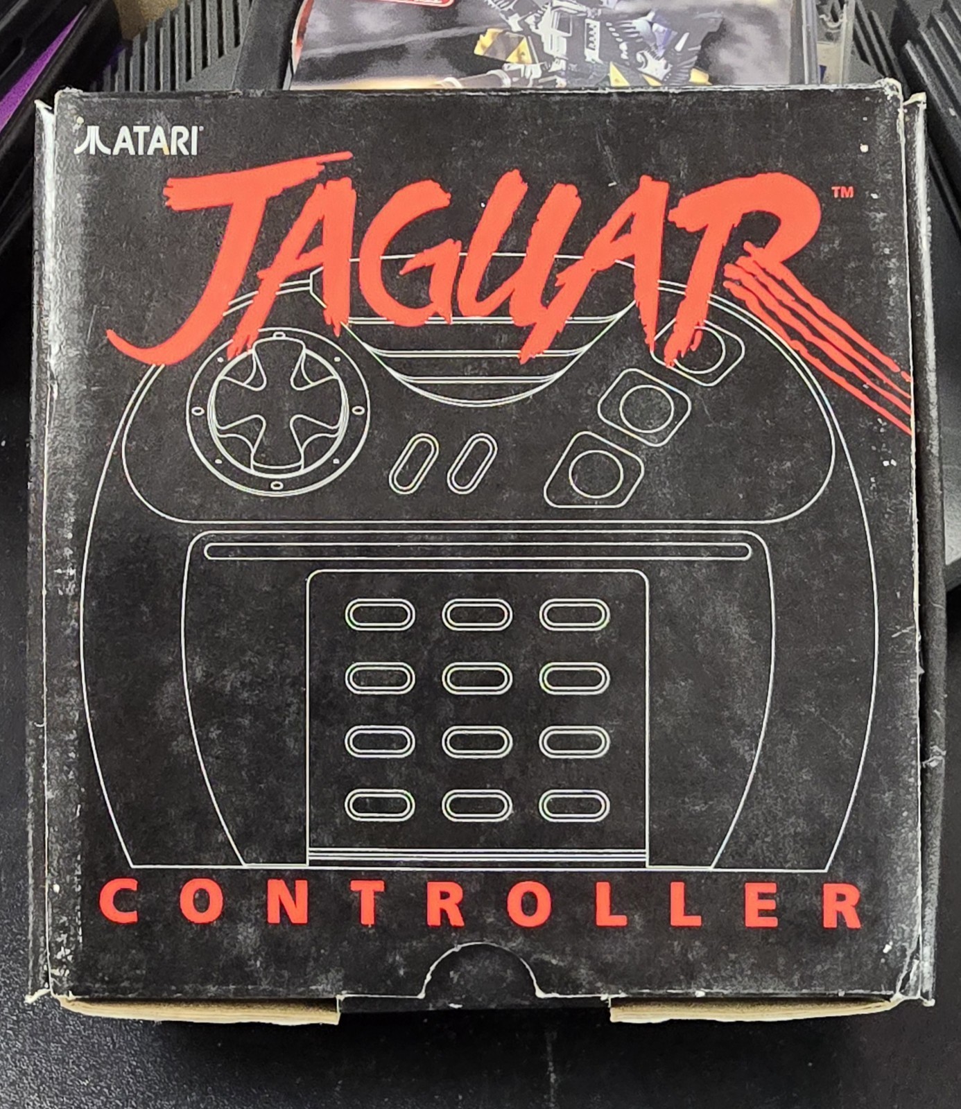 Atari  Jaguar uk pal Video Game Controller in original box lovely working