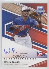 2020 Panini Elite Extra Edition DPL Signatures Willy Fanas #DPL-WF Auto 03mf