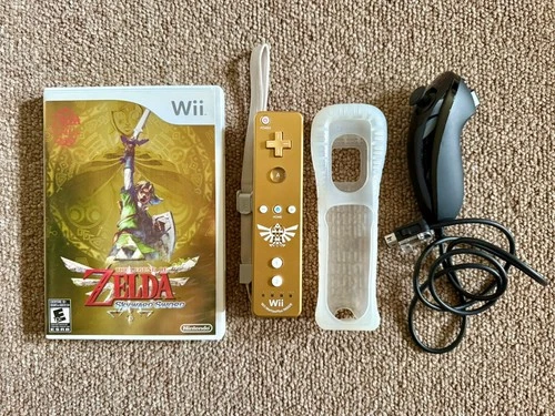 The Legend of Zelda: Skyward Sword (Wii) w/ gold Motion Plus controller