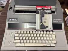 Smith Corona DeVille 700 Memory Typewriter Untested + 25 Imation 3.5" 2HD Disks