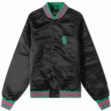 Ksubi Unwise Bomber Jacket Black Green Pink M...