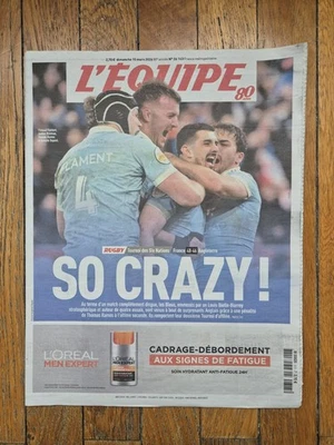 L'Equipe n°26143 - So crazy  - 15 mars 2026 - comme neuf - Photo 1/4