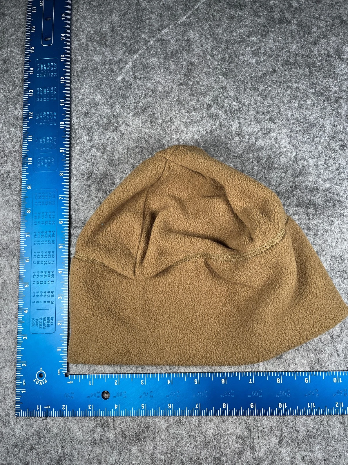 USMC Peckham Beanie Toque Adult One Size Beige Knit Polartec Polyester Fleece